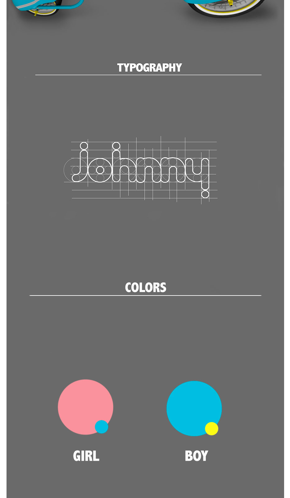 Typography and colors have been selected according the age ann genre of the users