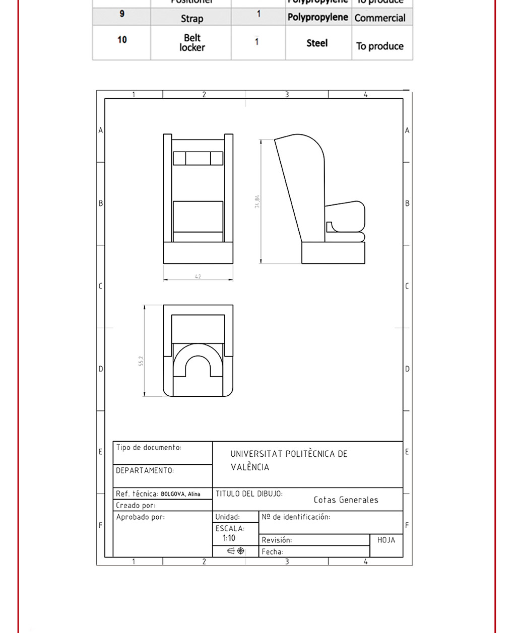 Materials used as polyamide or polyester